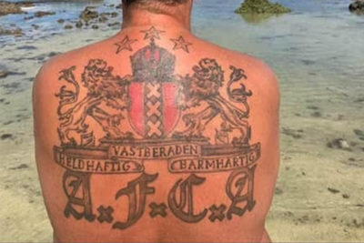 Zo val je op het strand wel op. © Jaco van Trigt