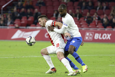 Tadic speelt ook sterk tegen Vitesse. © De Brouwer