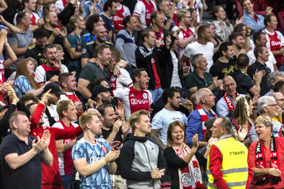 Juichen! Het staat al razendsnel 1-0 voor Ajax. © Björn Martens