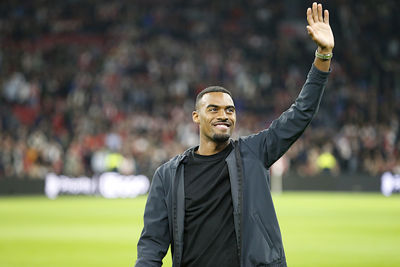 Gravenberch zegt de Ajaxsupporters nu al te missen. © De Brouwer
