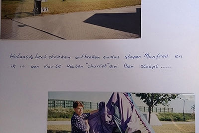Oh jee, geen tentstokken... © Kees