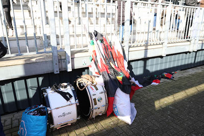 De spullenboel is natuurlijk weer mee. © De Brouwer