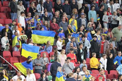 We spotten ook veel geel-blauwe accenten. © SV Ajax