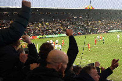 Gelukkig scoort Ajax deze middag eenmaal vaker dan Kowet. © De Brouwer