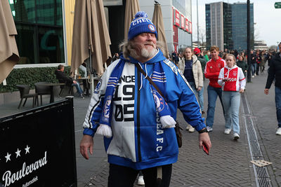 Supporters uit Londen zijn er ook. © De Brouwer