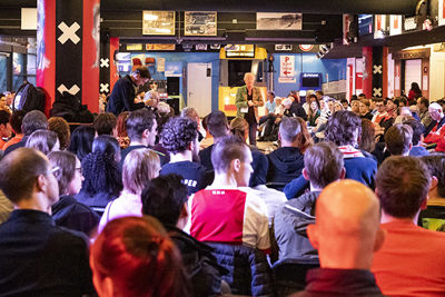 Het supportershome zit goed vol. © Pro Shots