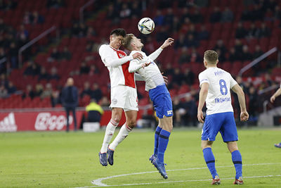 Álvarez voelt zich inmiddels ook echt helemaal thuis in de Arena. © De Brouwer