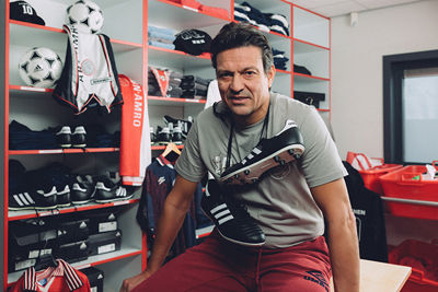 Natuurlijk poseerde Litmanen voor wat foto