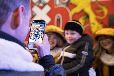 Ook deze man wordt op de gevoelige plaat vastgelegd. © Pro Shots