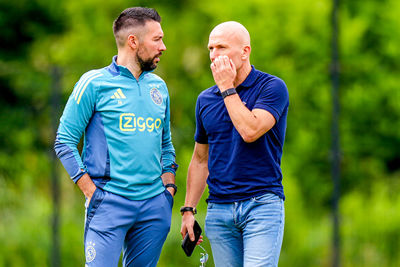 Vervolgens overleg op hoog niveau. © Pro Shots