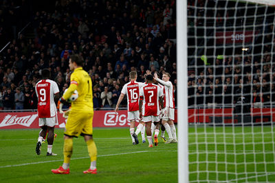 Even hoop je dat Ajax kan doorbijten, maar ja. © De Brouwer