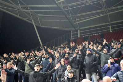 Nog één keertje alles geven, al denkt Ajax daar anders over. © De Brouwer