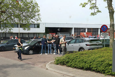 De 1100 Ajacieden in Groningen zijn ware kilometervreters. © De Brouwer