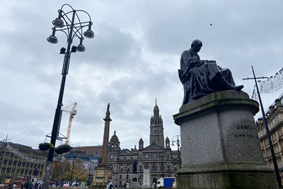Dit is George Square, waar dinsdag de corteo van start gaat. © Ajax Life
