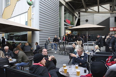 Het biertje vooraf was misschien wel het hoogtepunt van de avond. © De Brouwer