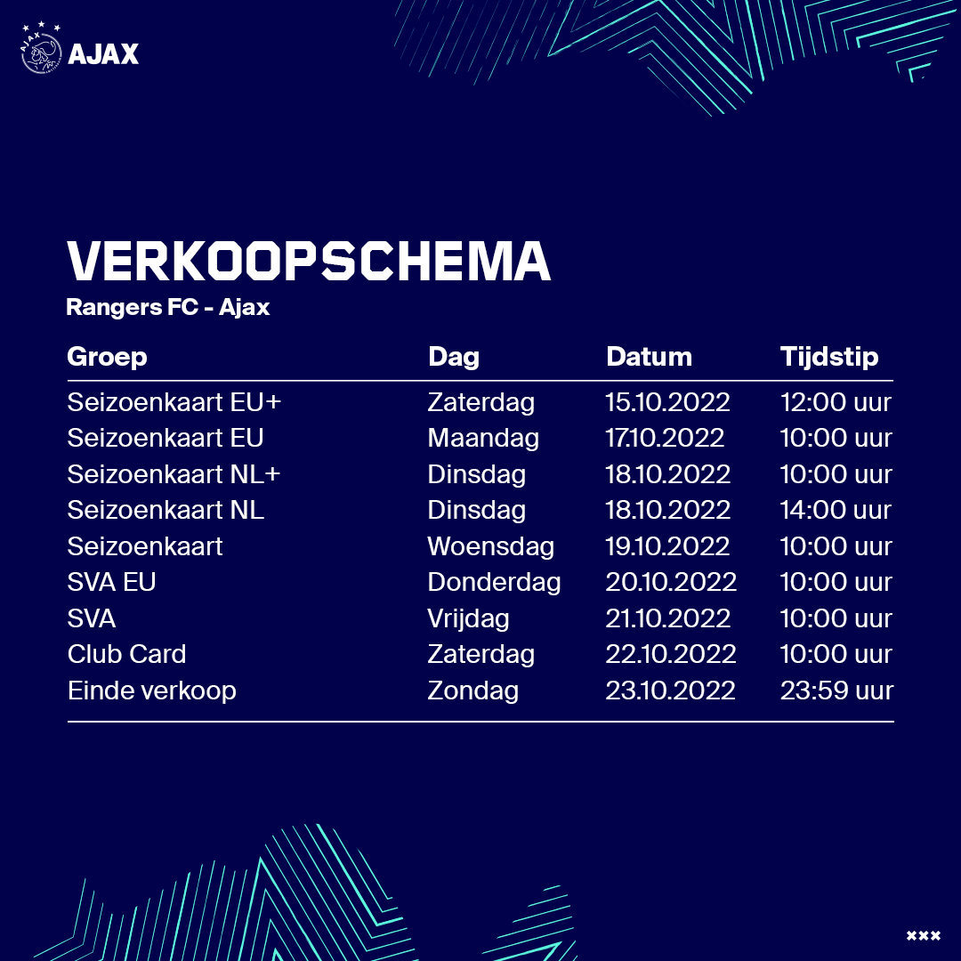 Ajax Verkoopschema Rangersfc Ajax Png