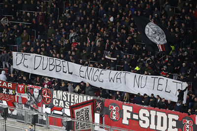De dubbel is nog steeds het enige wat telt, maar wat maakt Ajax het zichzelf moeilijk... © Pro Shots
